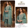 10089 A To D By Zorista Chinon Silk With Embroidery Work Pakistani Plazzo Suits Wholesale Online 